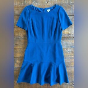 CREMIEUX Blue Fit and Flare Knee Length Dress 10